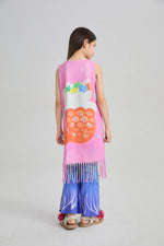 Hawaiian Mermaid Cat Tassel Maxi Skirt