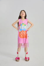 Hawaiian Mermaid Cat Tassel Maxi Skirt