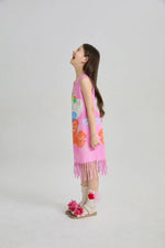 Hawaiian Mermaid Cat Tassel Maxi Skirt