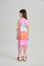 Hawaiian Mermaid Cat Tassel Maxi Skirt