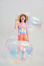 Hawaiian Mermaid Cat Tassel Maxi Skirt