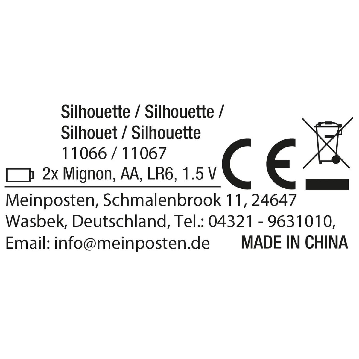 Herz Stern Fenster LED Silhouette Warmweiß Weihnachtsbeleuchtung 30cm Deko grün