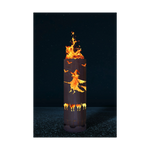 Feuertonne "Hexe mit Katzen"