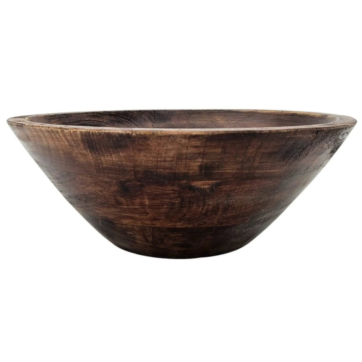 Holzschale Mango Holz Schale Dekoschale Brotschale Mangoholz Ø 30 x Höhe 9,5 cm