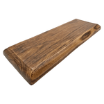 Holztablett Holzbrett Dekoschale Holzschale braun 58x22 cm Kerzentablett Dekobrett XXL