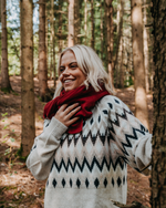 Musselin-Halstuch Erwachsene • Cranberry