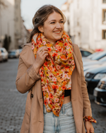 Musselin-Halstuch Erwachsene • Flowerful