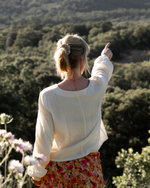 Musselin-Bluse "Jule" • mit Ballonärmeln
