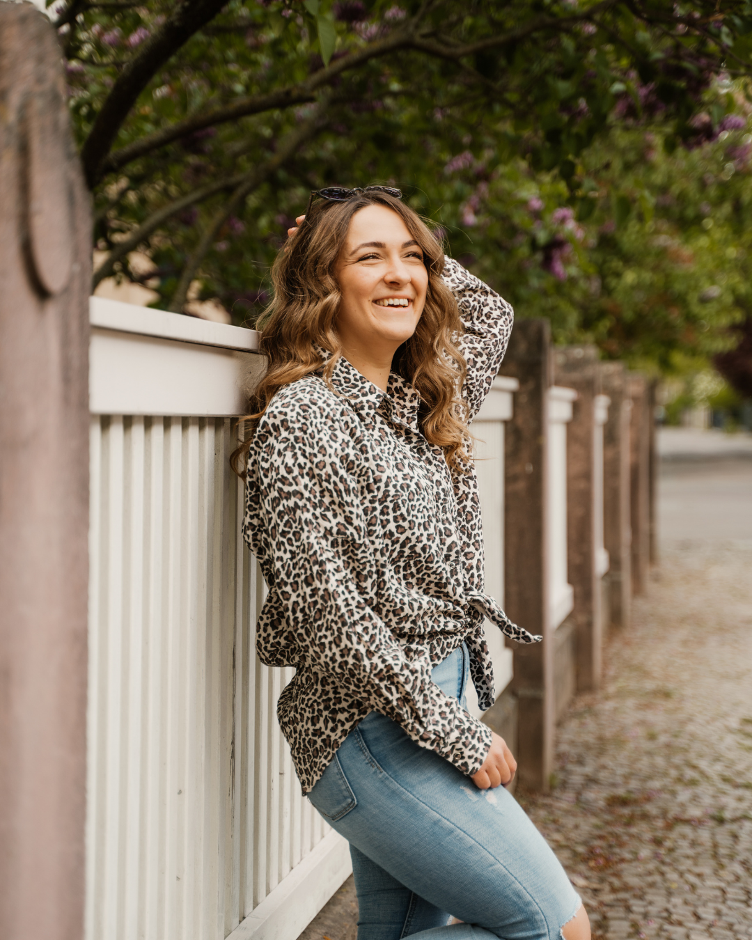 Oversize Musselin-Bluse "Maja" • Leo Edition