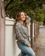 Oversize Musselin-Bluse "Maja" • Leo Edition