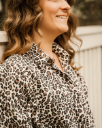 Oversize Musselin-Bluse "Maja" • Leo Edition