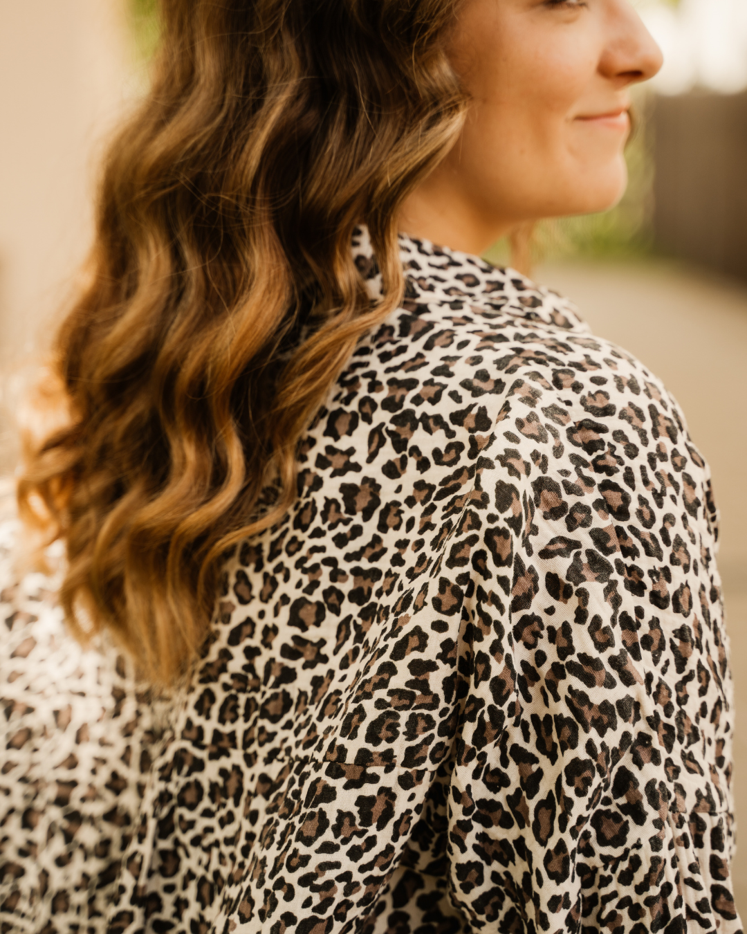 Oversize Musselin-Bluse "Maja" • Leo Edition