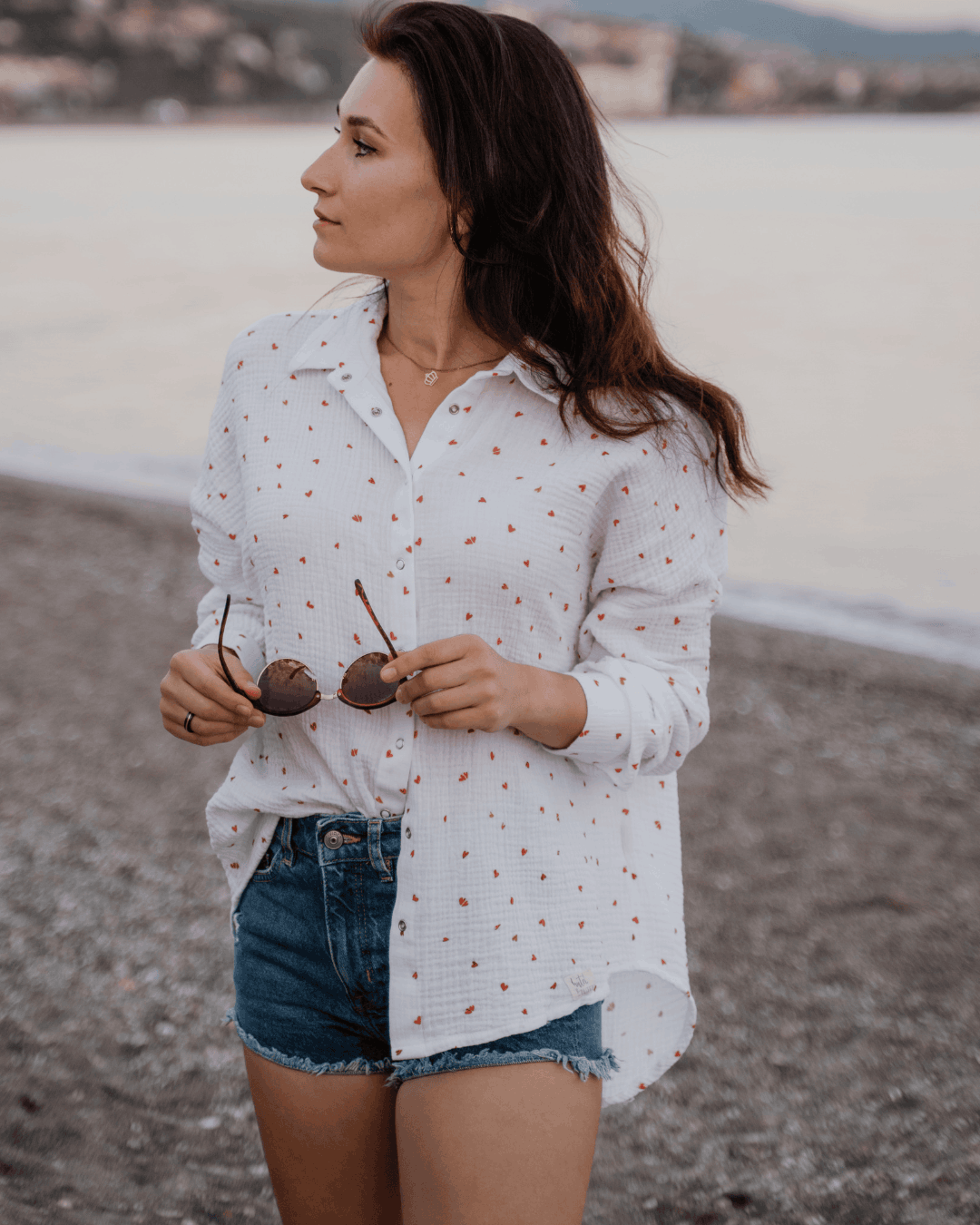 Oversize Musselin-Bluse "Maja" • Little Love Edition Namma Markt