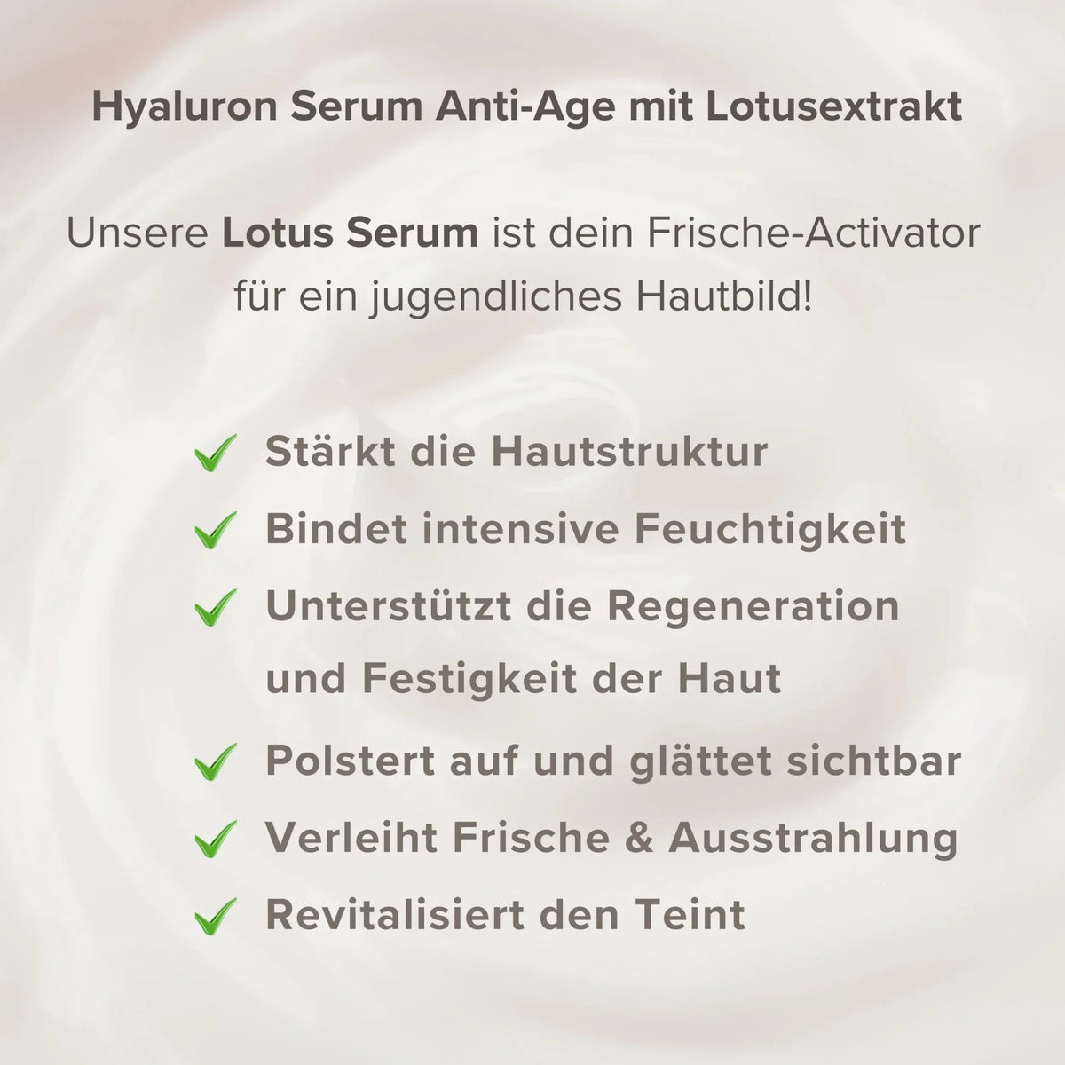Hyaluron Serum mit Lotusextrakt