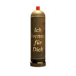 Feuertonne "Ich brenne für Dich"