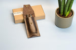 Monogram Stiftetui aus Leder. Größe cir. 15x7cm.Bleistifthalter aus Leder mit Gravur. Personalisiertes Stiftetui aus Leder.Leder Stifthülle.