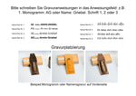 Monogram Stiftetui aus Leder. Größe cir. 15x7cm.Bleistifthalter aus Leder mit Gravur. Personalisiertes Stiftetui aus Leder.Leder Stifthülle.