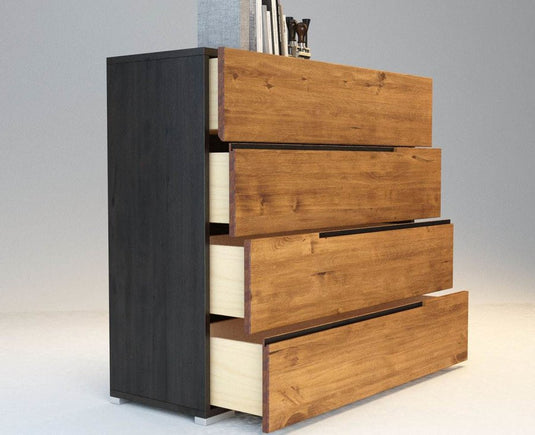 ARDEA Massivholz  - Handgefertigte Birke Kommode