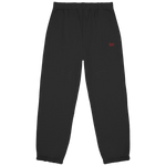 Power Fluffy Jogginghose – rote Stickerei