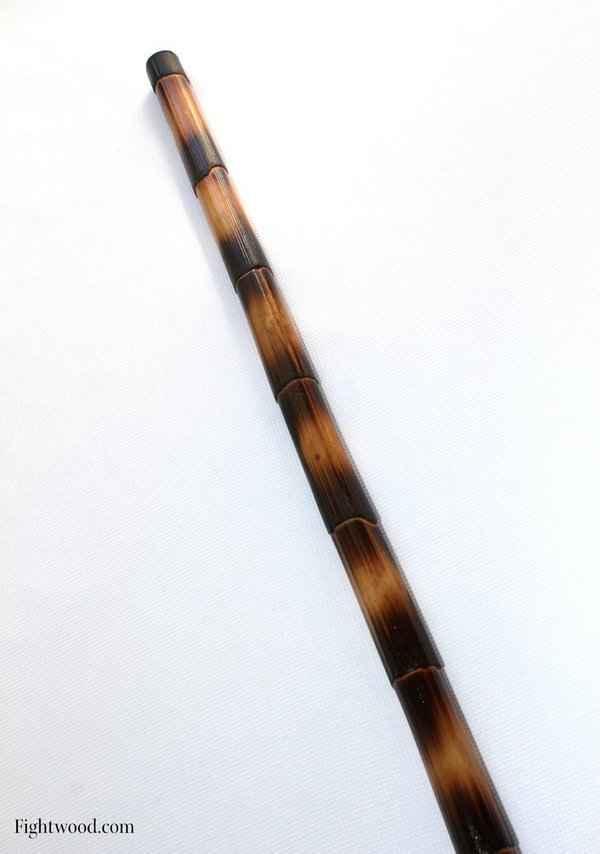 Labsika Rattanstock 71 cm – leichter, robuster Escrima/Kali/Arnis Trainingsstock (Ø 23–25 mm, mit Schale, lackiert)