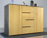ARDEA Massivholz Schubladen Kommode aus Birke