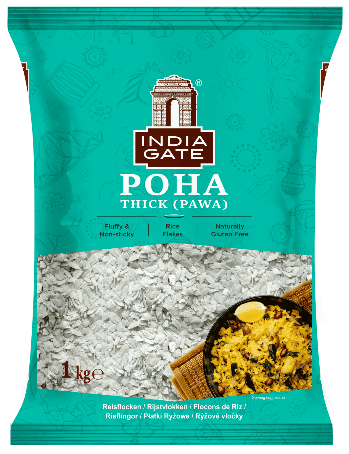 India Gate Rice Flakes / Powa thick 1kg - Namma Markt