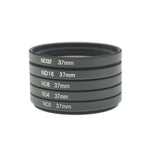 ND Filter 37 mm Set Neutraldichtefilter Graufilter mit Hülle für iPhone 11 Pro | System-S