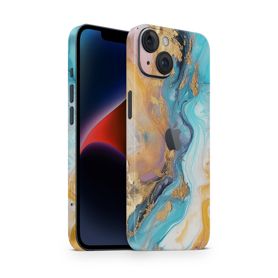 iPhone 12 Mini Skin Gold Pastell