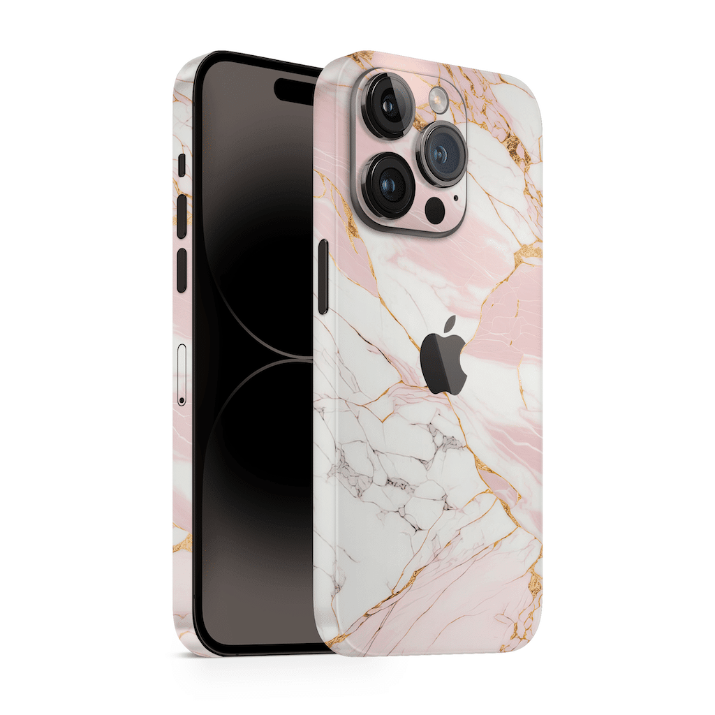 iPhone 12 Pro Skin Pink Marble