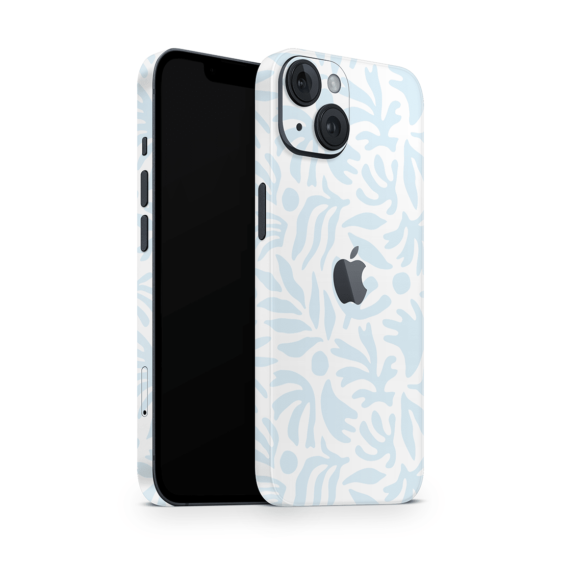 iPhone 14 Plus Skin Koralle Blau