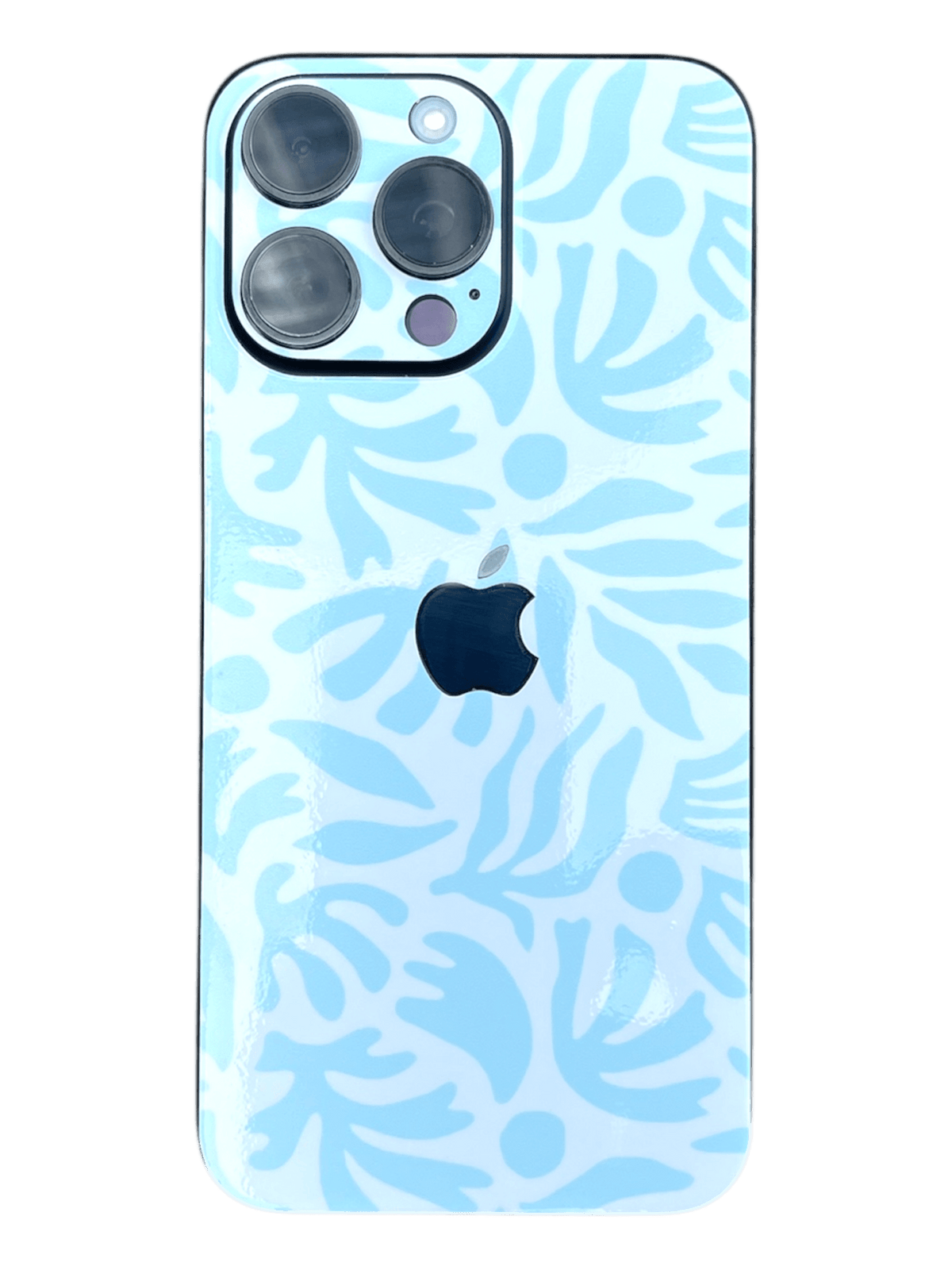 iPhone 14 Plus Skin Koralle Blau