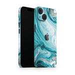 iPhone 13 Mini Skin Liquid Blue