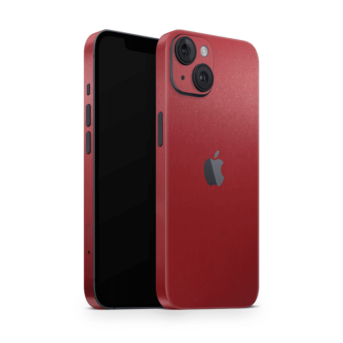 iPhone 13 Skin Matt Rot Metallic