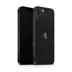 iPhone 14 Plus Skin Topo Black
