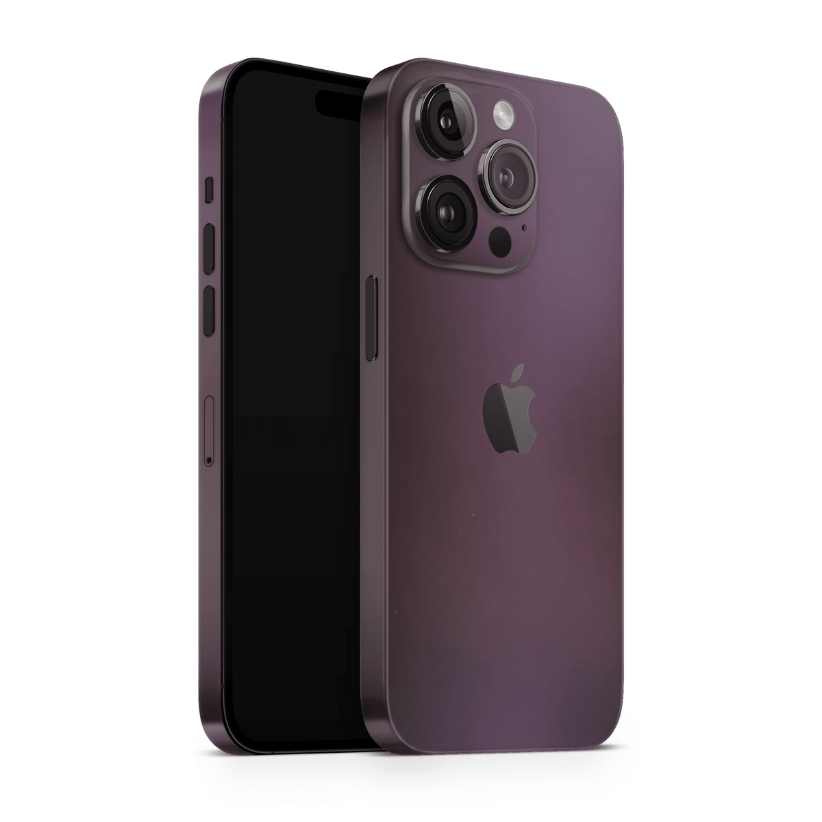iPhone 14 Pro Max Skin Matte Purple Black
