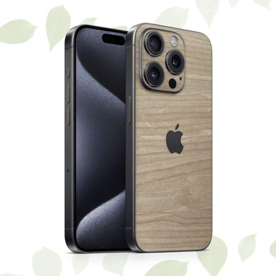 iPhone 15 Pro Max Skin Holz Zeder