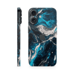 iPhone 16 Plus Skin Blue Silver