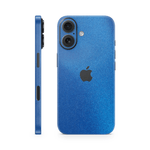 iPhone 16 Plus Skin Matt Blau Metallic