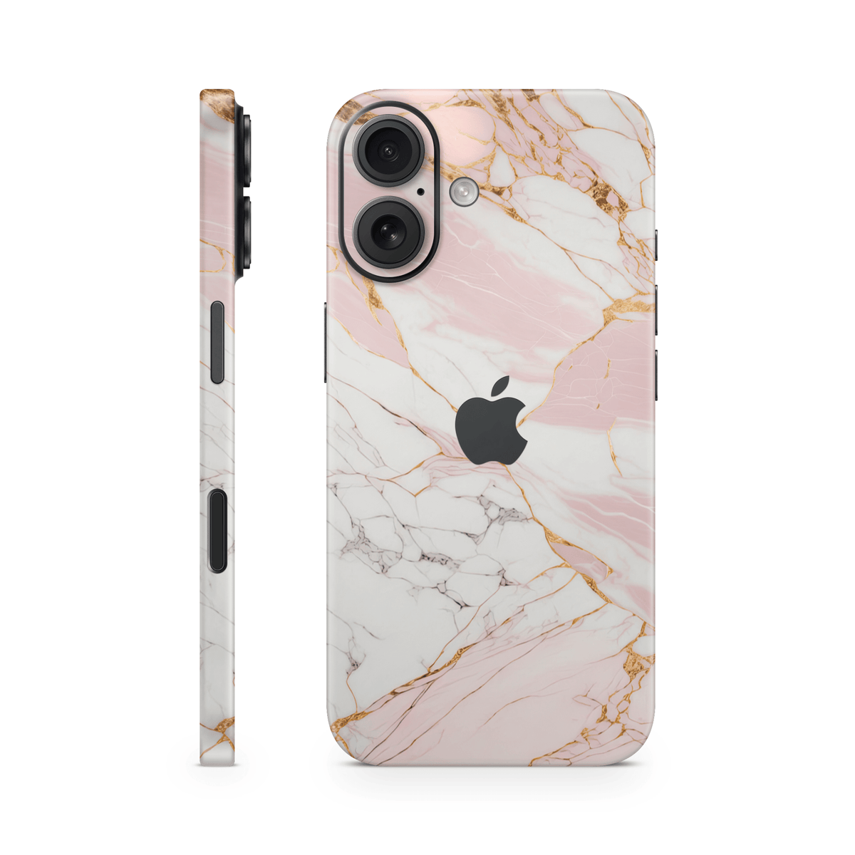 iPhone 16 Plus Skin Pink Marble