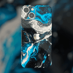 iPhone 16 Plus Skin Blue Silver