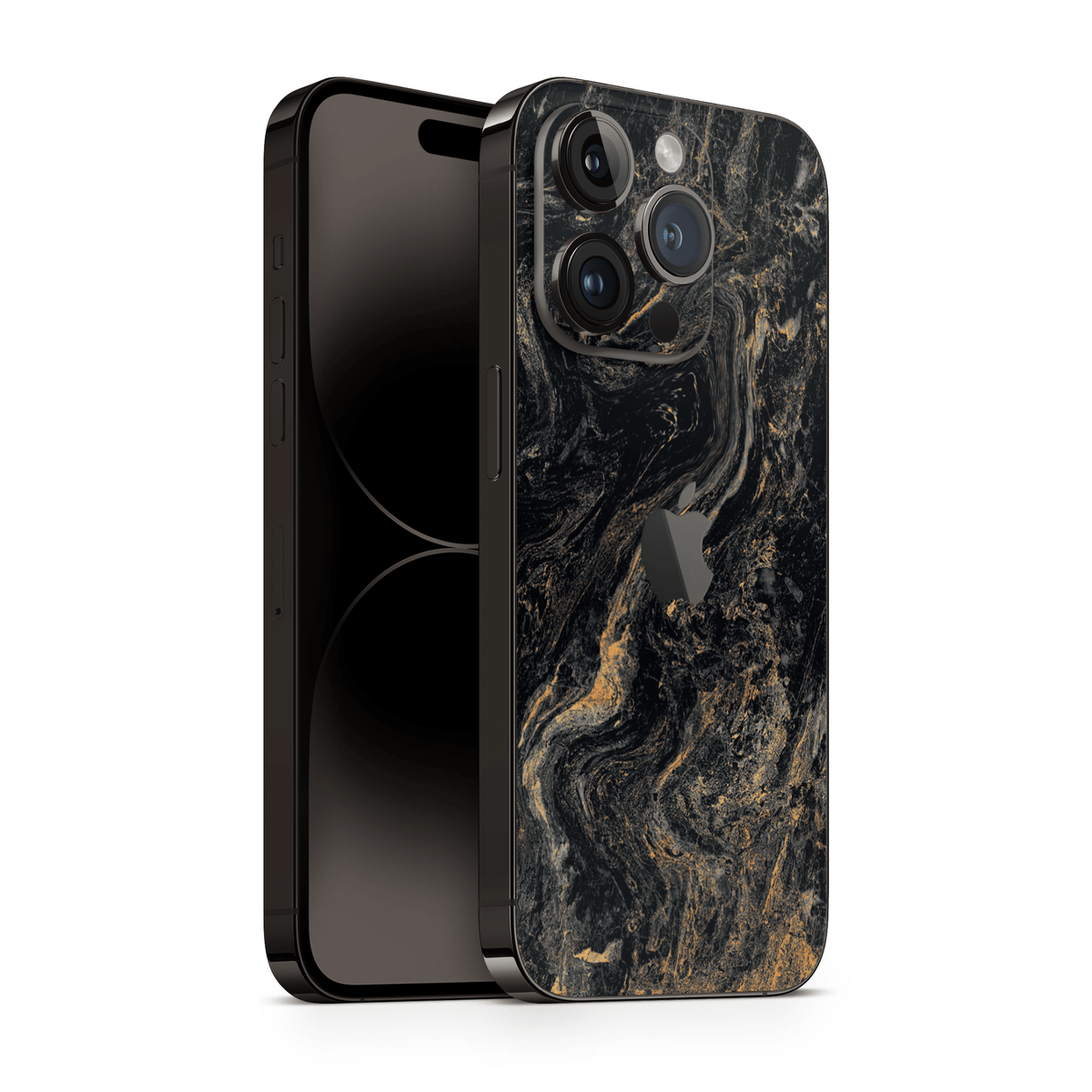 iPhone 16 Pro Skin Gold Black