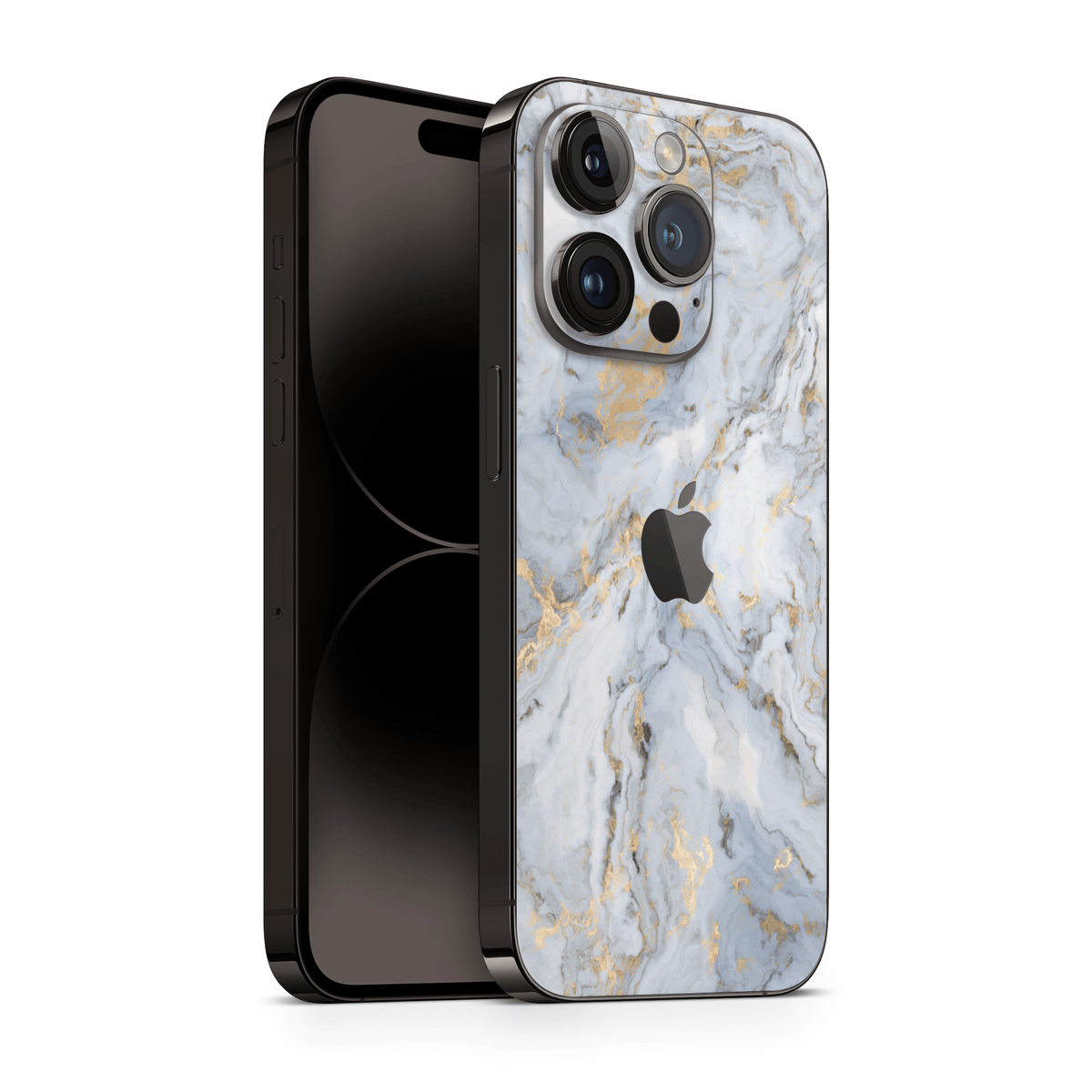 iPhone 16 Pro Skin Gold Marble