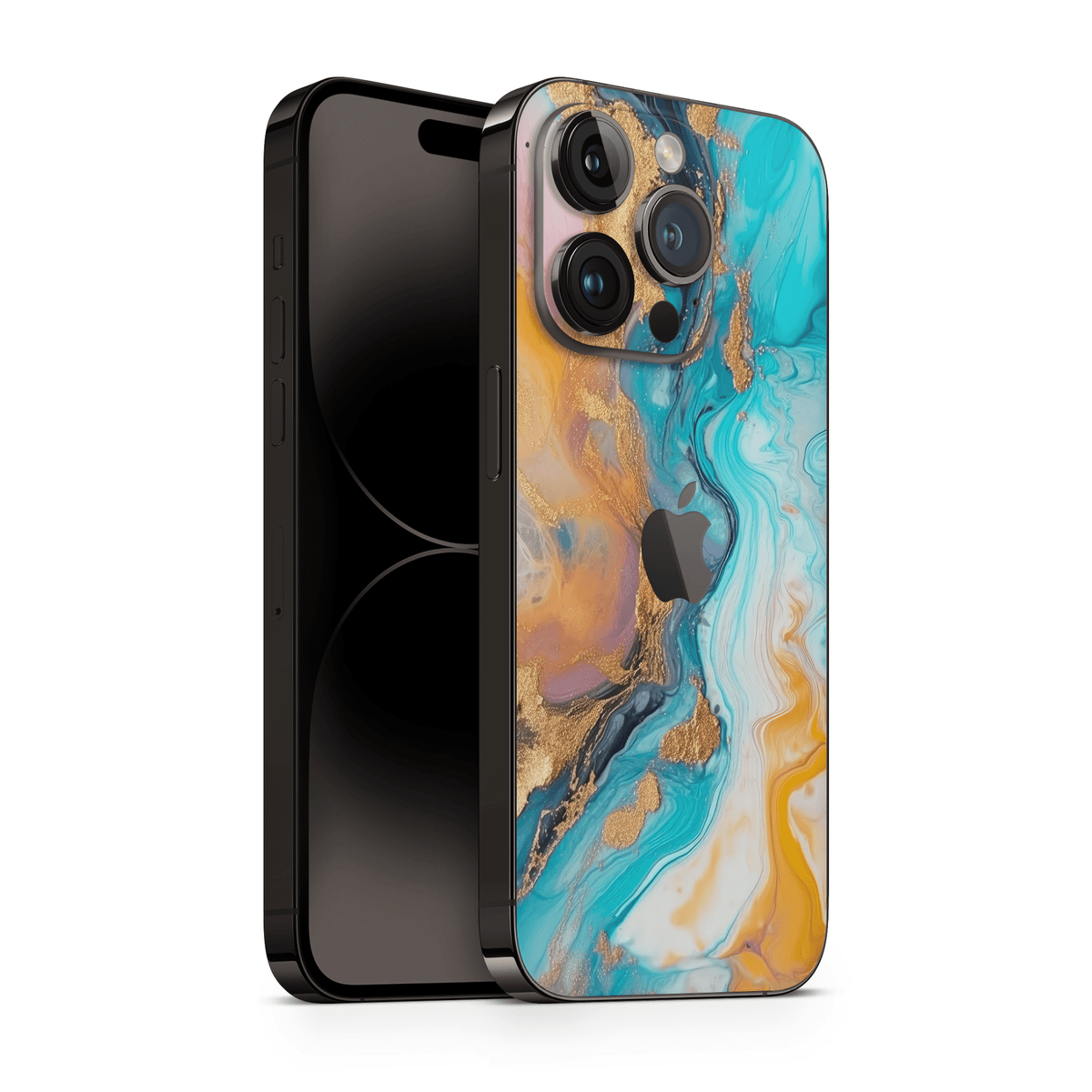 iPhone 16 Pro Skin Gold Pastell