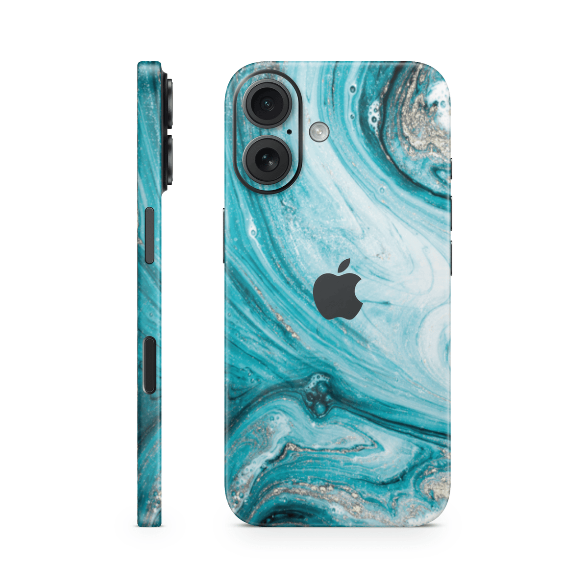 iPhone 16 Skin Liquid Blue