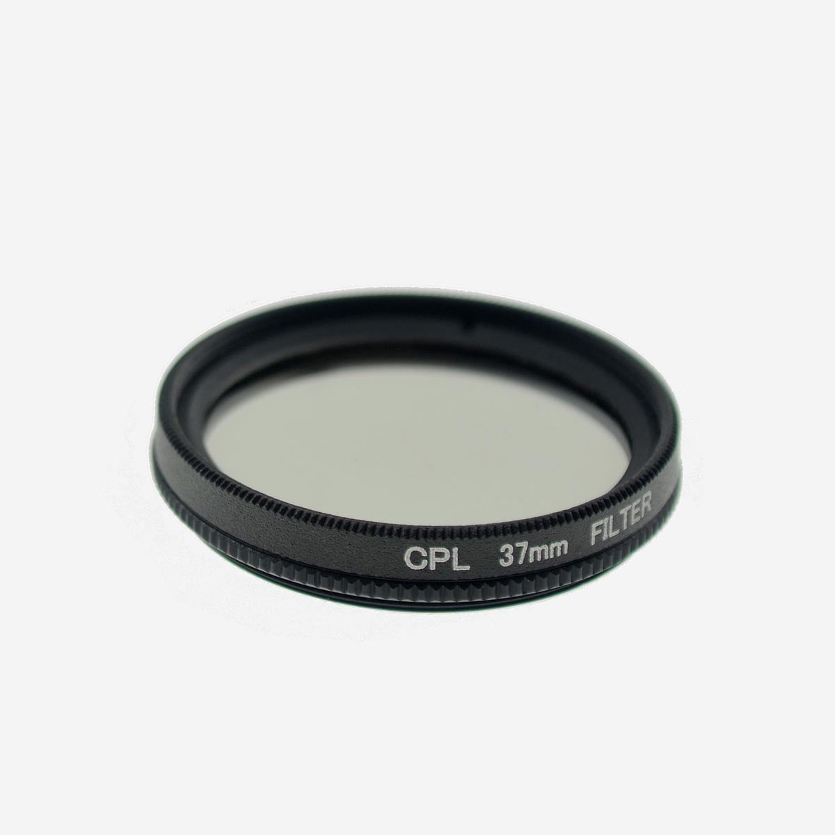 CPL Filter 37 mm Circular Polarizer Linse in Schwarz mit Hülle für iPhone XR | System-S