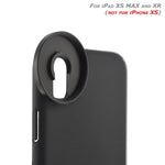 CPL Filter 37 mm Circular Polarizer Linse in Schwarz mit Hülle für iPhone XR | System-S