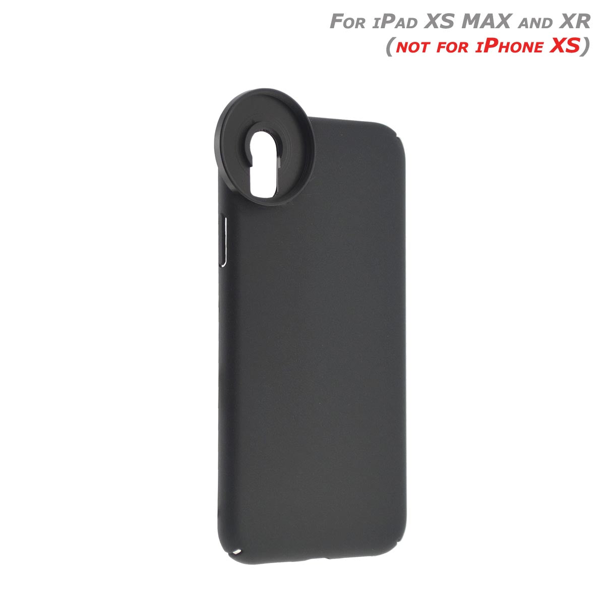 CPL Filter 37 mm Circular Polarizer Linse in Schwarz mit Hülle für iPhone XR | System-S