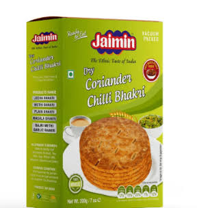 Jaimin Dry Coriander Chilli Bhakri 200g