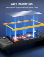 Entspiegeltes Schutzglas für Steam Deck - mit Montagehilfe - LCD & OLED