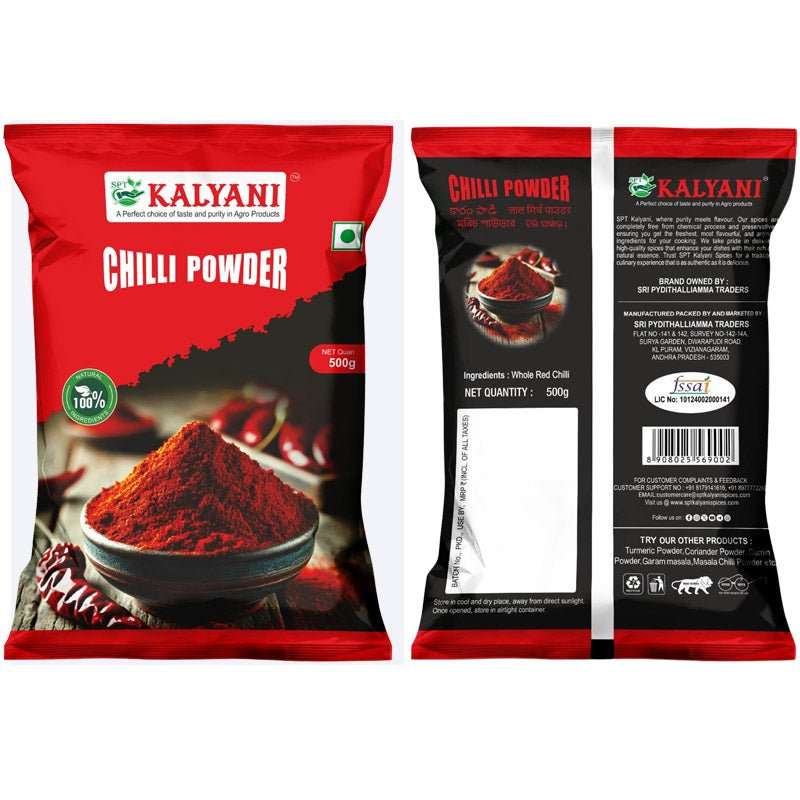Kalyani Kashmiri chilli Powder 1kg - Namma Markt
